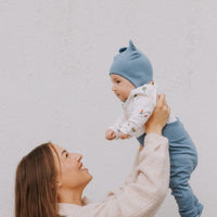 Haube aus Bio Baumwolle mit Ohren - The Baltic Shop