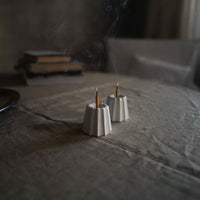 Kerzenhalter aus Porzellan, klein - The Baltic Shop