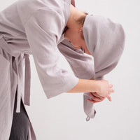 Kopftuch im Waffelmuster aus Leinen - The Baltic Shop