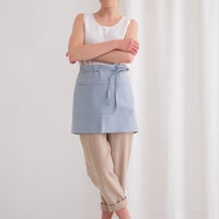 Küchenschürtze aus Leinen mit dünnen Gurt - The Baltic Shop