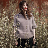 Kurzarmpullover aus Kidmohair und Seide - The Baltic Shop