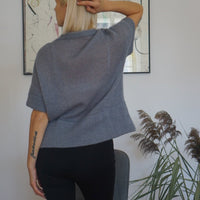 Kurzarmpullover aus Kidmohair und Seide - The Baltic Shop
