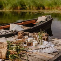 Sojawachskerze mit Kiefernwaldduft - The Baltic Shop