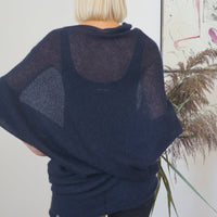 Two Way Pullover aus Kidmohair und Seide - The Baltic Shop