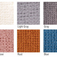 Überwurfdecke im Waffelmuster aus Leinen - The Baltic Shop