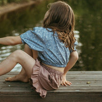 Wunderschöne Shorts für Mädchen aus Leinen - The Baltic Shop