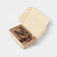 You Rock Gesture Kerzenhalter aus Metall - The Baltic Shop