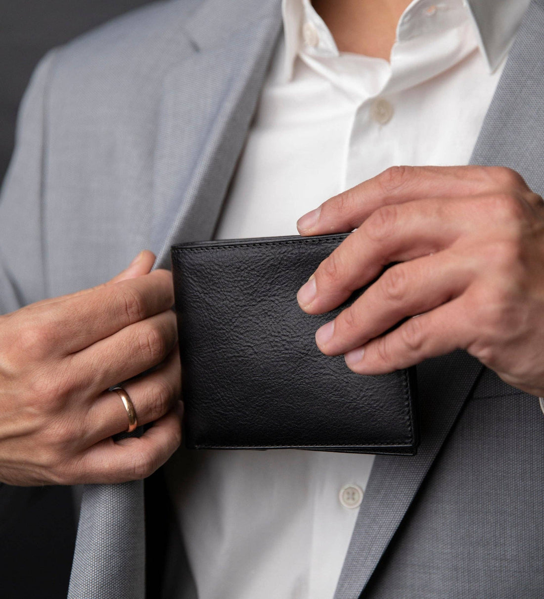 Faltbrieftasche aus Leder - Daniel
