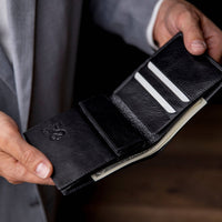 Faltbrieftasche aus Leder - Daniel