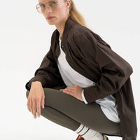 Olivgrüne Leggings – figurbetont & bequem
