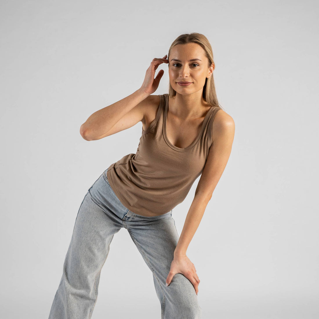 Damen-Tank-Top aus 100 % Merinowolle