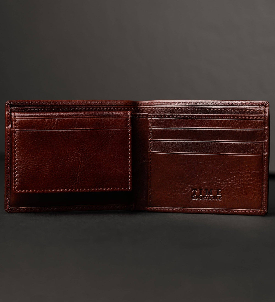 Leder-Bifold-Geldbörse - Poetic Justice