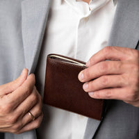 Faltbrieftasche aus Leder - Daniel