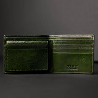 Leder-Bifold-Geldbörse - Poetic Justice