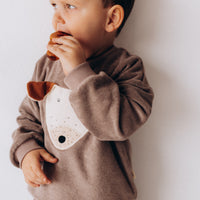 Terry Oversize Pullover in 2 Motive