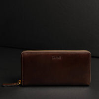 Excellent Women – Continental-Geldbörse aus Vachetta-Leder