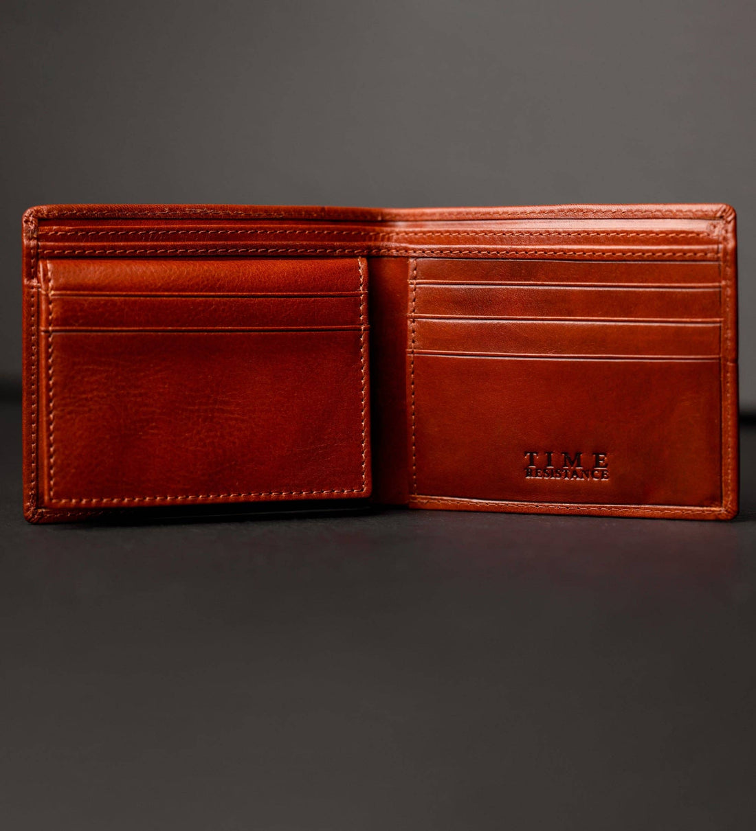 Leder-Bifold-Geldbörse - Poetic Justice
