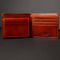 Leder-Bifold-Geldbörse - Poetic Justice