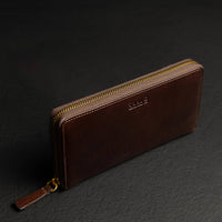 Excellent Women – Continental-Geldbörse aus Vachetta-Leder