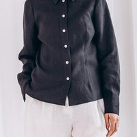 Zeitloses Hemd aus Leinen "Dina"