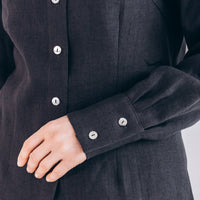 Zeitloses Hemd aus Leinen "Dina"