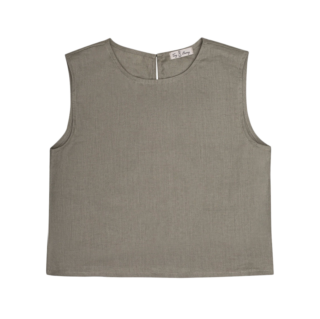 Crop Top aus Leinen in 2 Farben