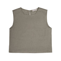 Crop Top aus Leinen in 2 Farben