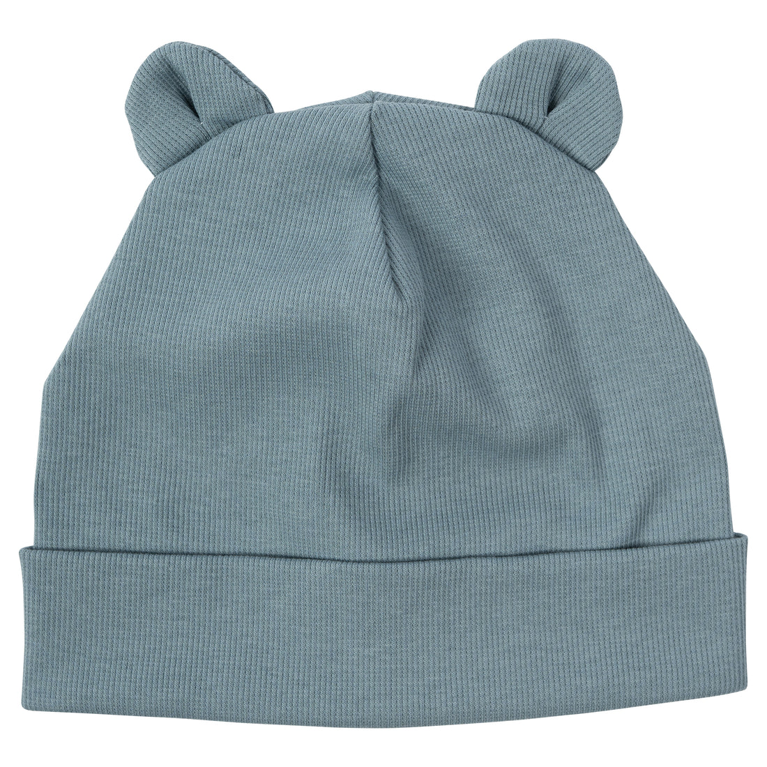 Haube aus Bio Baumwolle mit Teddy Ohren