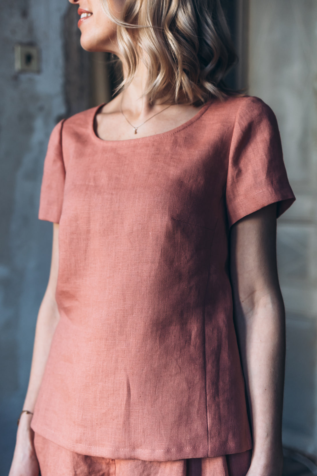 Klassischer Leinentop "Elin"