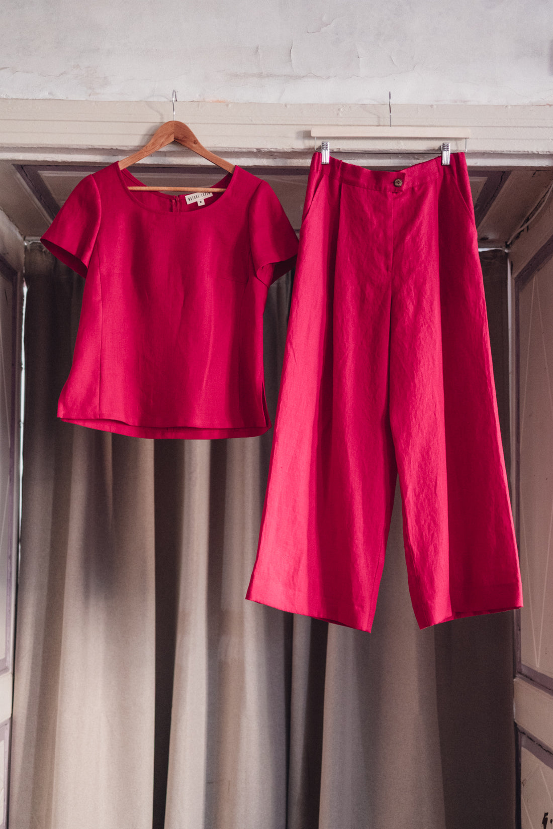 Weite Leinenhose "Elisa"