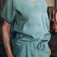 Leinenhose mit weiter Silhouette "Laima"