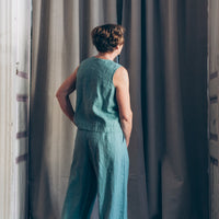 Leinenhose mit weiter Silhouette "Laima"