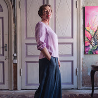 Leinenhose mit weiter Silhouette "Laima"