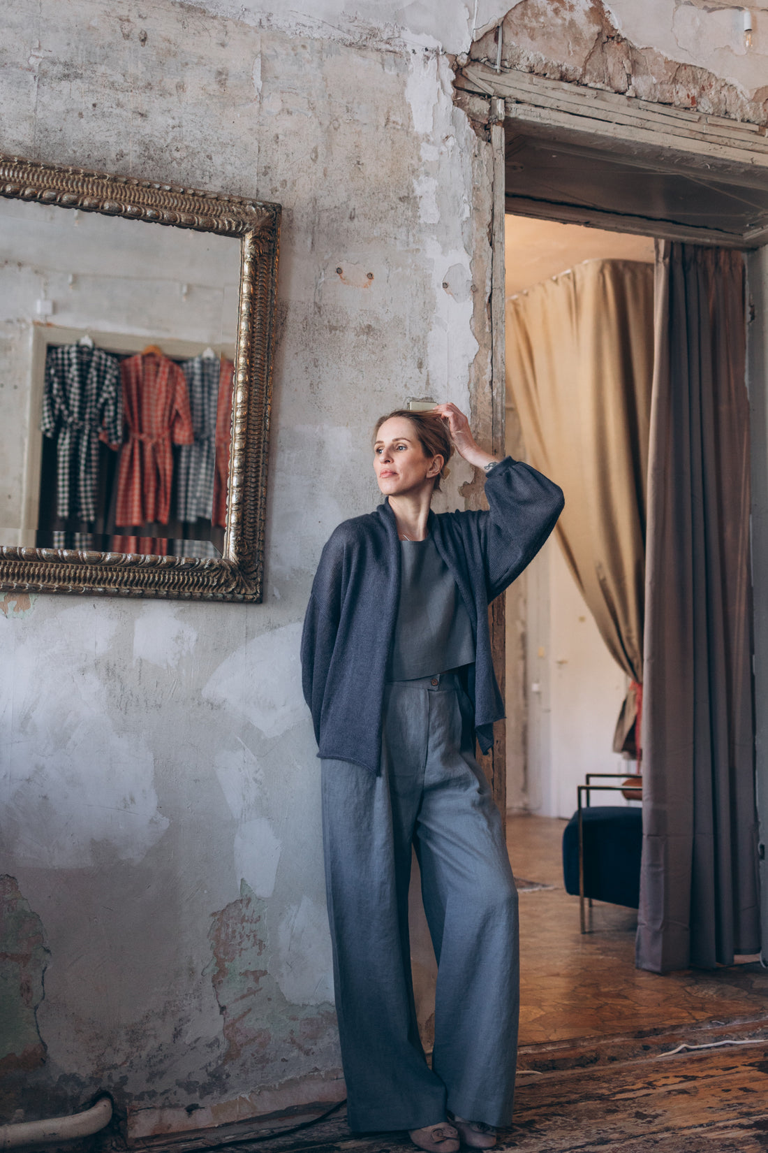 Weite Leinenhose "Elisa"