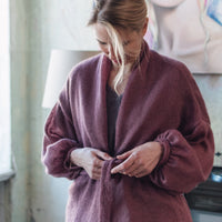 Kurze Weste mit breitem Ärmel