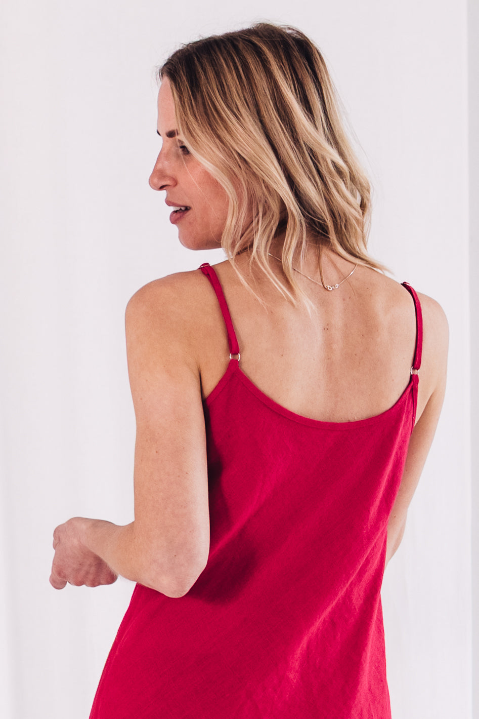 Slipkleid aus Leinen "Ruby"