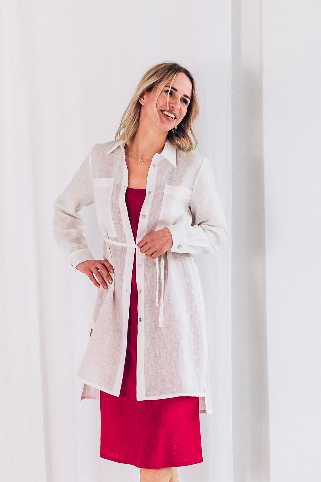 Leinen-Hemdkleid "Gaida"