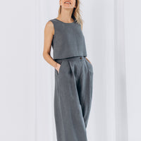 Weite Leinenhose "Elisa"