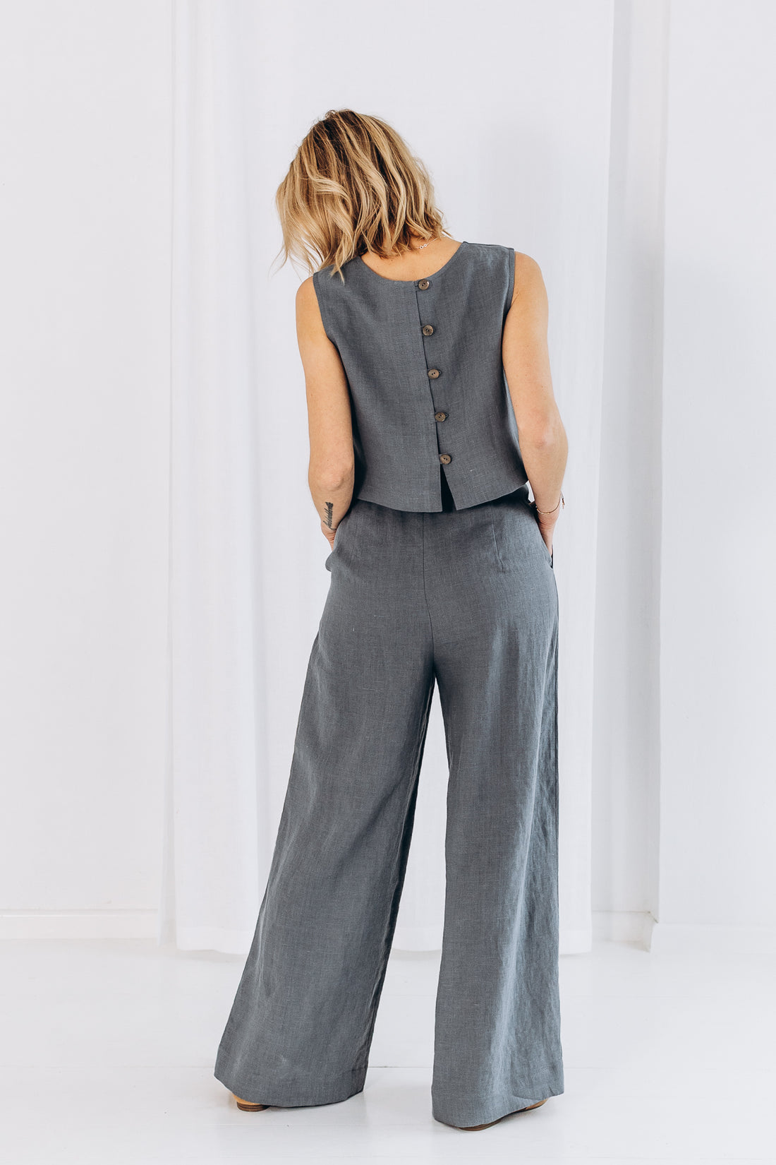 Weite Leinenhose "Elisa"