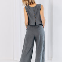 Weite Leinenhose "Elisa"