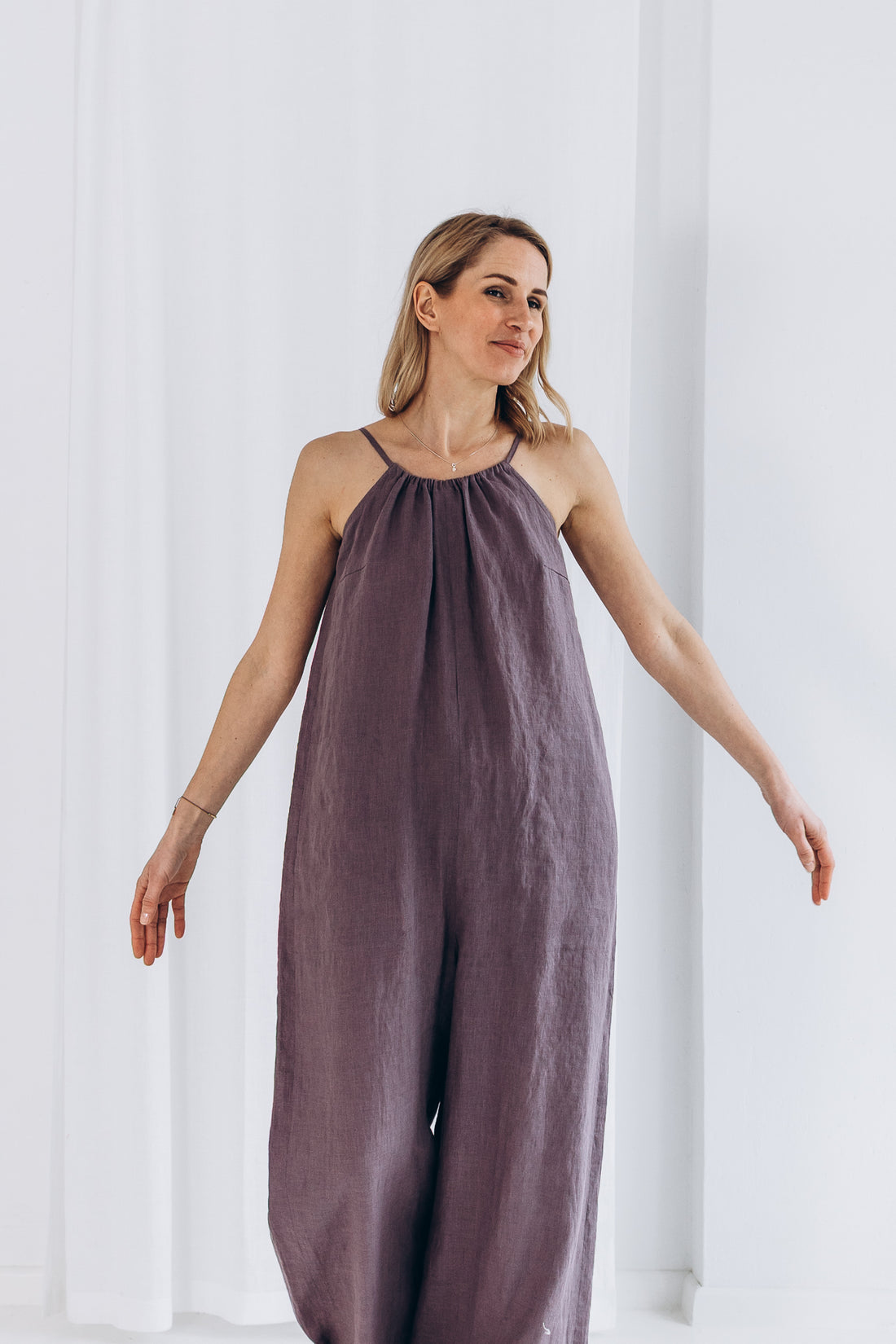 Overall aus leichten Leinen "Paula"