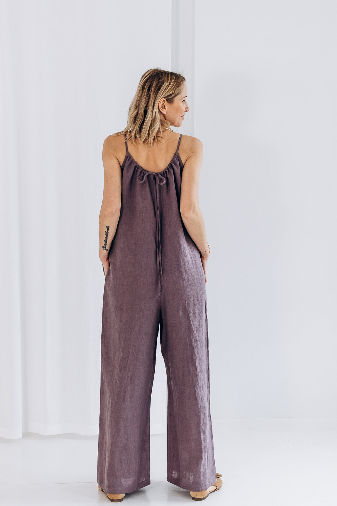 Overall aus leichten Leinen "Paula"