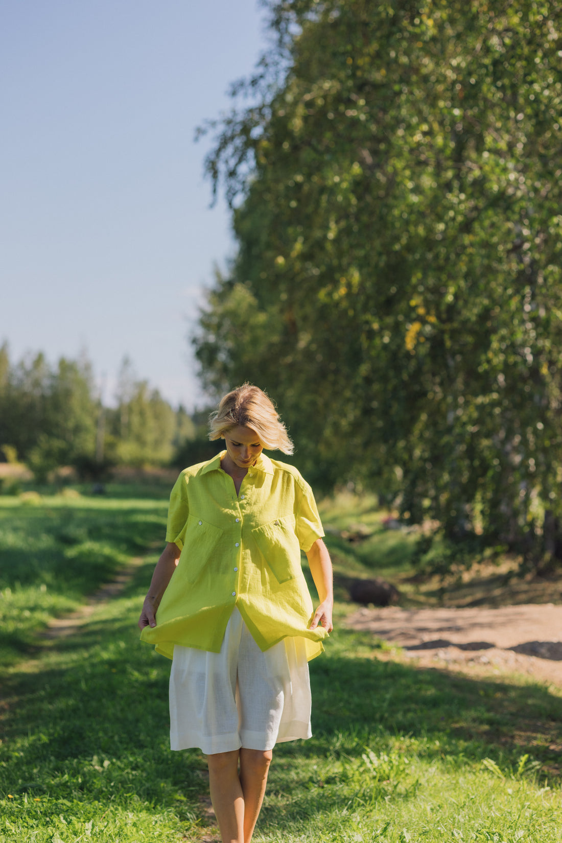 Leinenbermudas "Ilse"