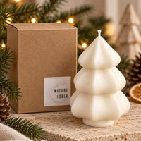 Christbaum-Kerze aus Soja- & Rapswachs
