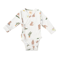 Langarmbody aus Bio Baumwolle in 3 Farben