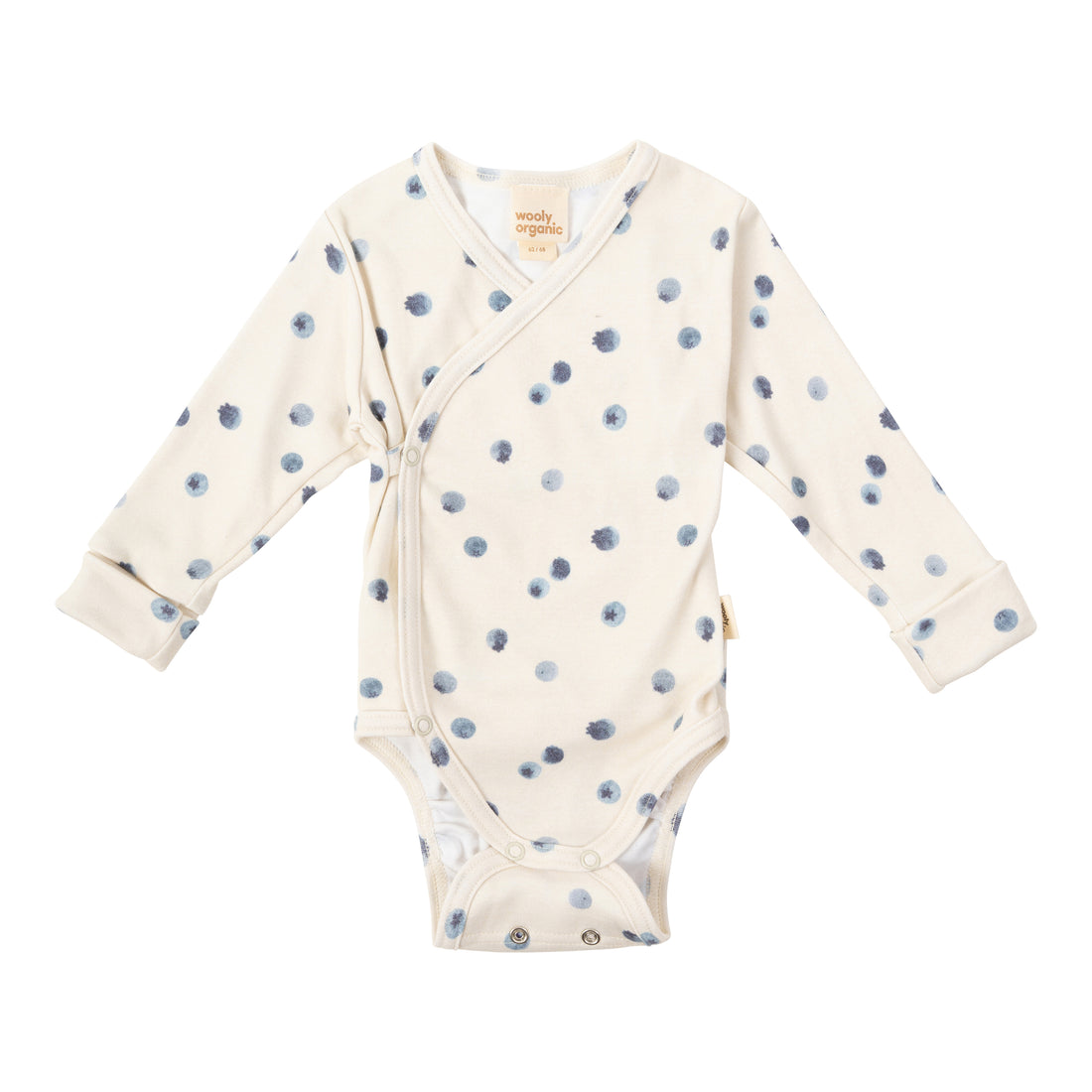 Langarmbody aus Bio Baumwolle in 3 Farben