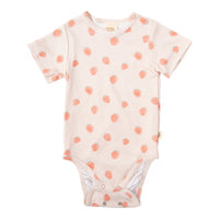 Kurzarmbody aus Bio Baumwolle in 2 Farben