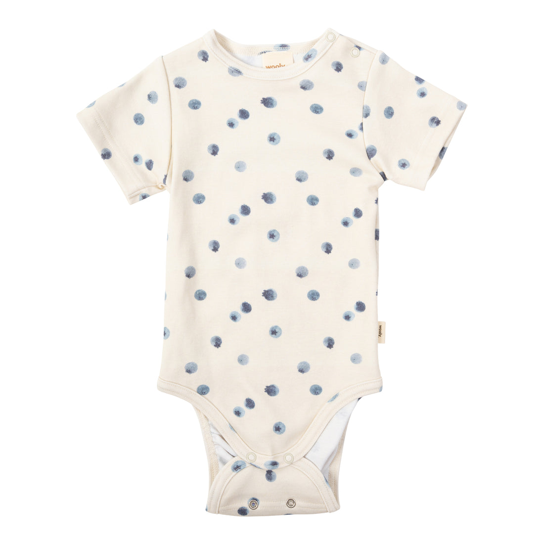 Kurzarmbody aus Bio Baumwolle in 2 Farben