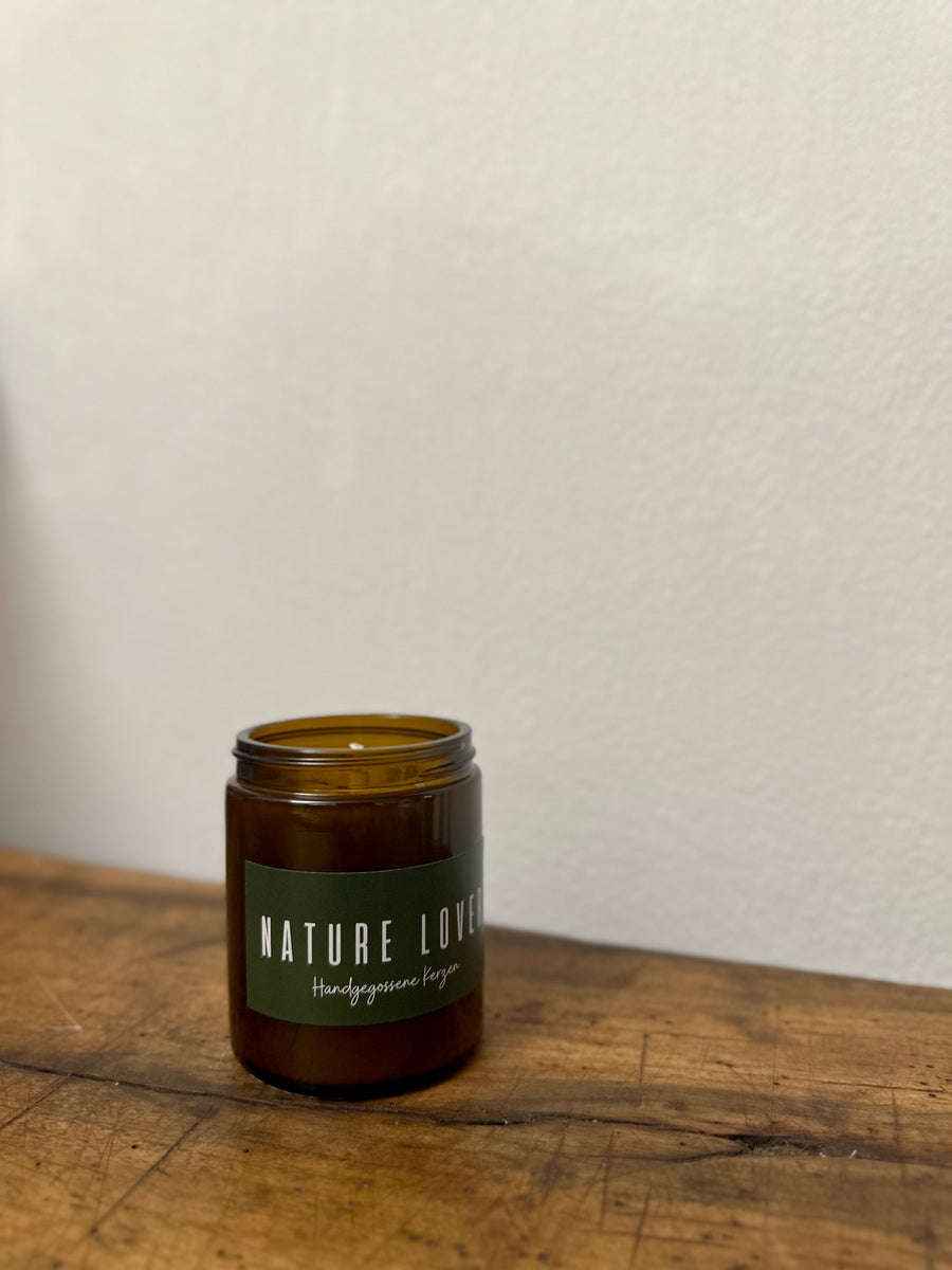 Kerze im Glas "Herbstwald"