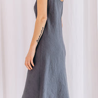 Slipkleid aus Leinen "Ruby"